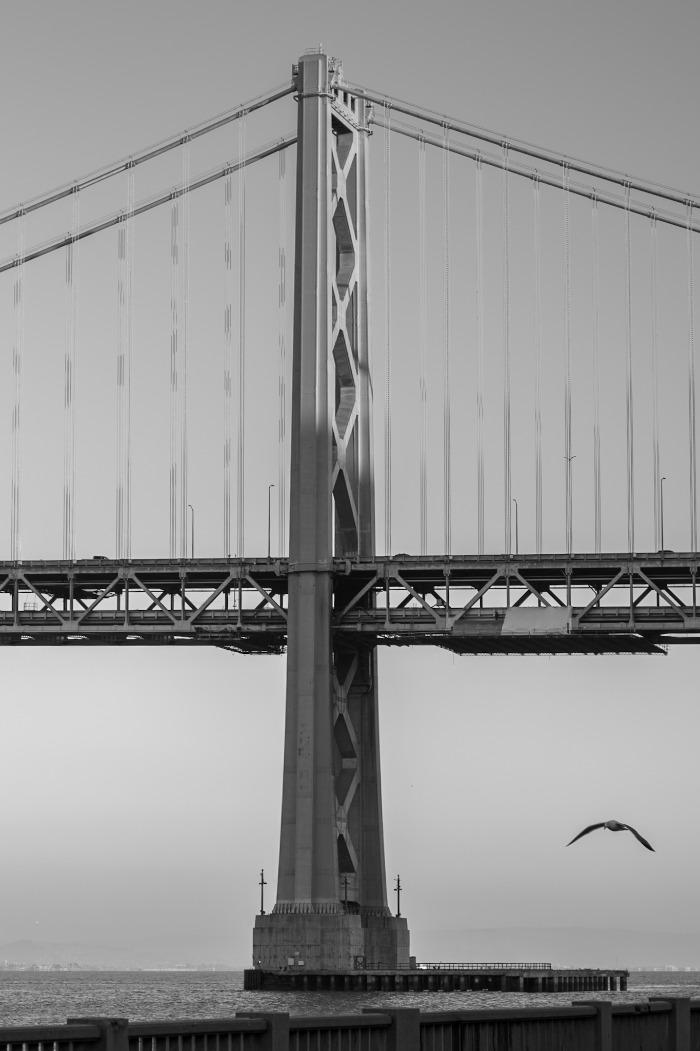 Monochrome cityscape